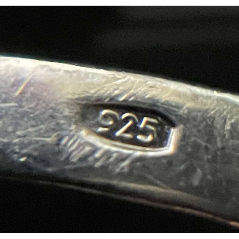 Vintage Sterling Silver Elephant Ring Filigree Band Two Tone Boho 925 Size 10 - Picture 7 of 10
